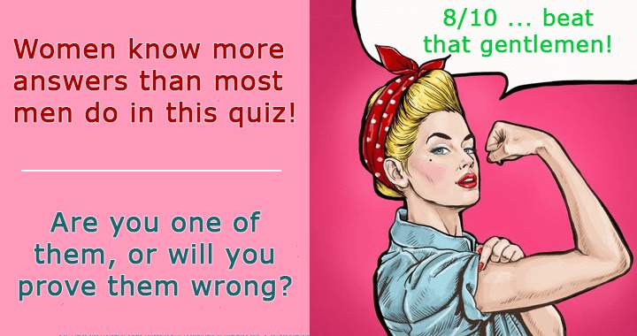 Banner for Guy's man up in this trivia quiz! 