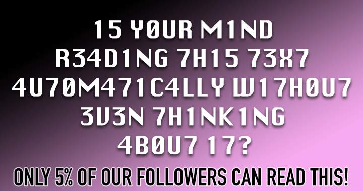 Banner for Quiz for our intelligent followers 