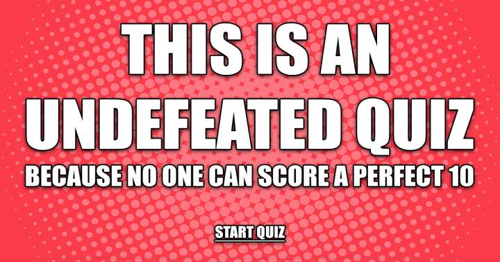 Banner for We dare you to defeat this quiz!