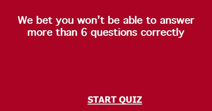 Banner for We dare you to try this impossible general knowledge quiz