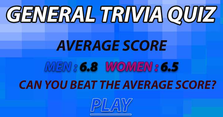 Banner for Can you beat the average score?