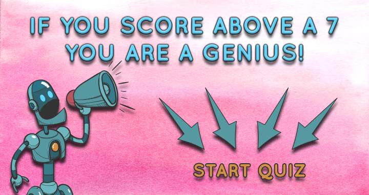 Banner for Are you a genius?