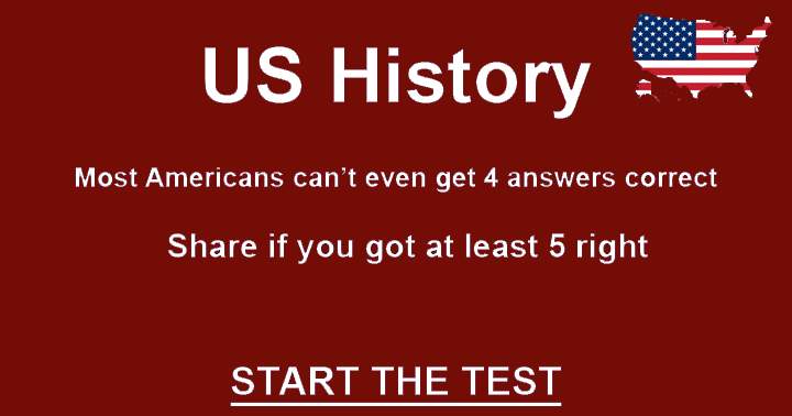 Banner for 10 hard questions about the US History only the real American can answer