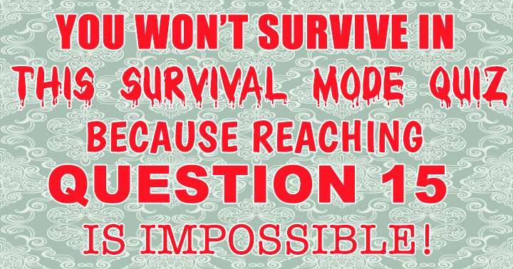 Banner for Survival Mode Quiz