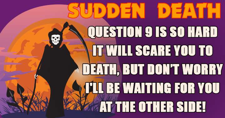 Banner for Sudden Death Quiz