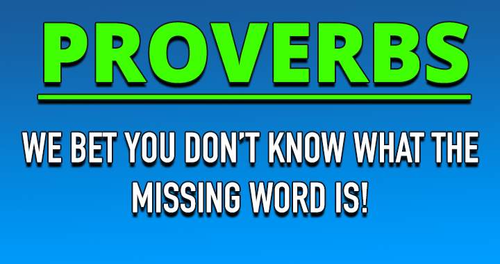 Banner for Proverbs Quiz