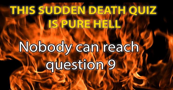 Banner for Sudden Death Quiz