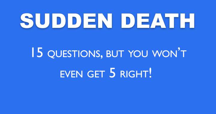 Banner for Sudden Death Quiz