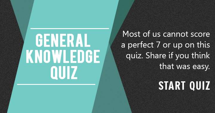 Banner for If you think it was easy? Then share this fun General Knowledge quiz!