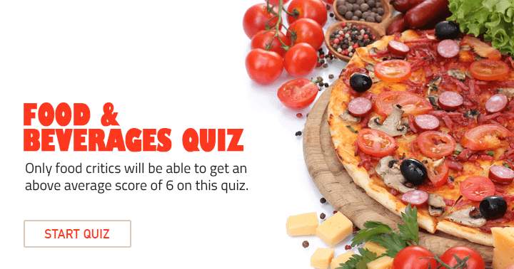 Banner for Challenging food quiz.