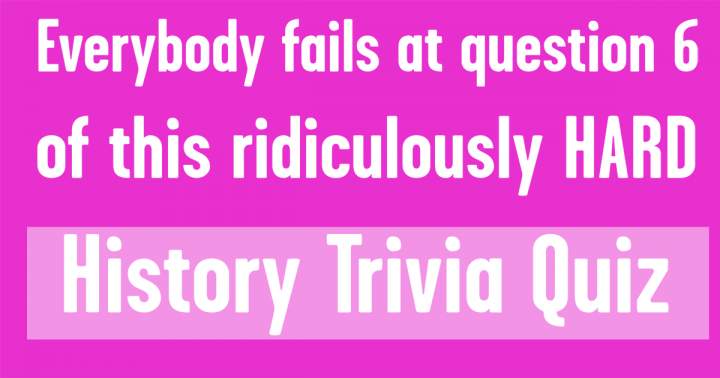 Banner for History Trivia Quiz