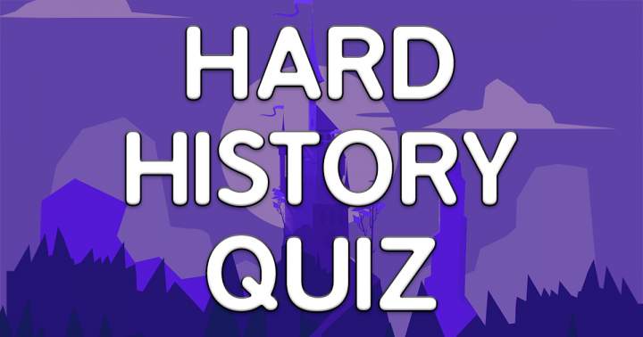 Banner for HARD History Quiz