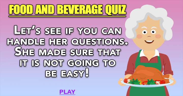 Banner for Food and Beverage Quiz