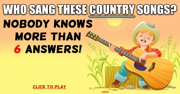 Banner for Who Sang These Country Songs?