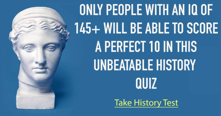 Banner for Challenging Quiz About History