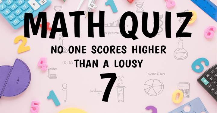 Banner for Math Quiz