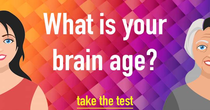 Banner for 10 Questions To Test The Age Of Your Brain