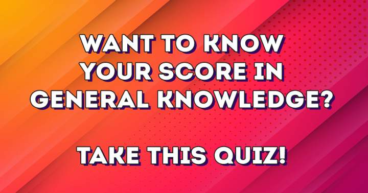 Banner for General Knowledge Quiz