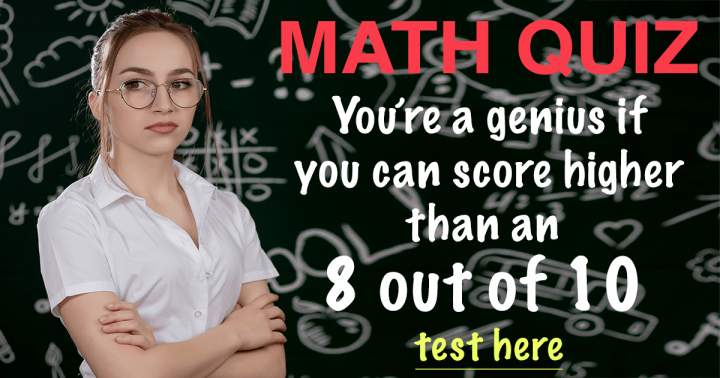 Banner for Math Quiz