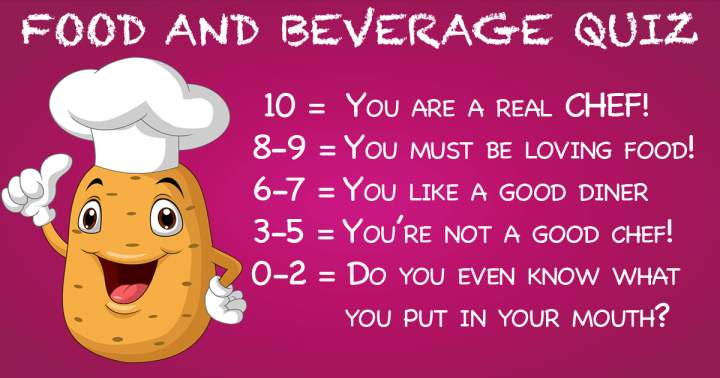 Banner for Food & Beverages Quiz