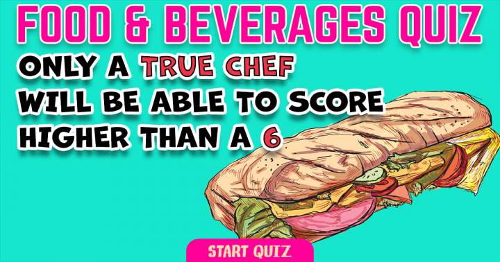 Banner for Food & Beverage Quiz