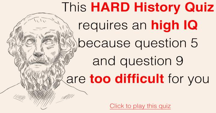 Banner for HARD History Questions