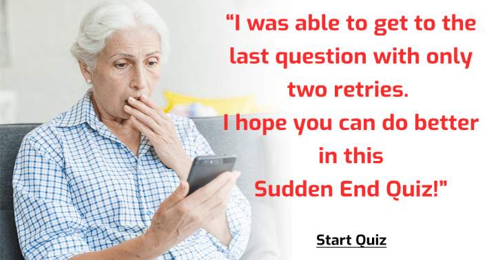 Banner for Sudden End Quiz