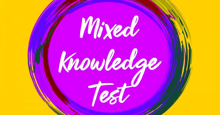 Banner for Mixed Knowledge Test