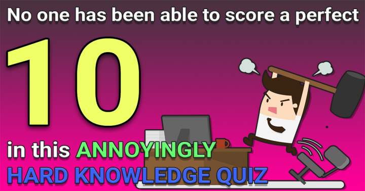 Banner for Annoyingly HARD Knowledge Quiz