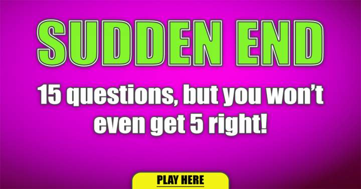 Banner for Sudden End Quiz