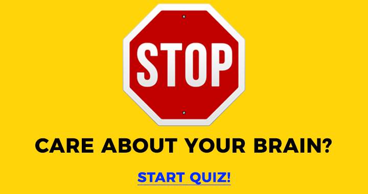 Banner for Playing a quiz daily is very healthy for your brain!