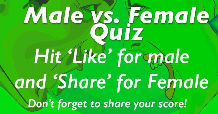 Banner for Hit like for Male and share for Female