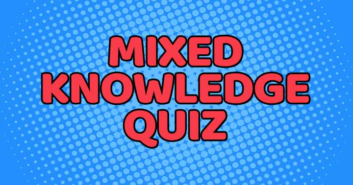 Banner for Mixed Knowledge Quiz