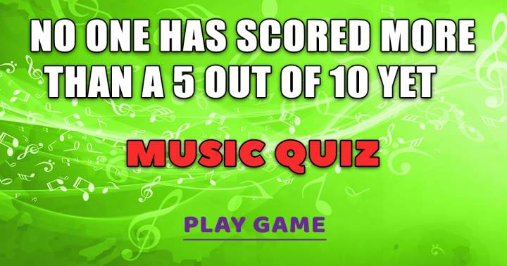 Music Quiz For Intelligent People