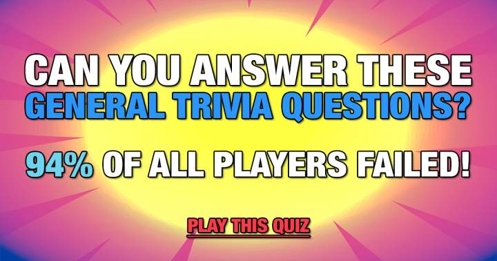 Banner for General Trivia Questions