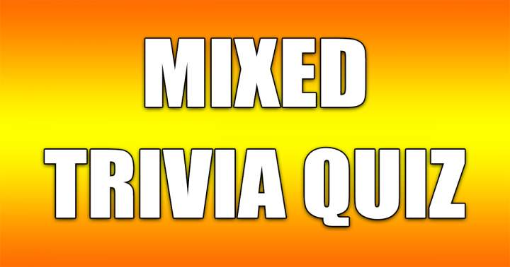 Banner for Mixed Trivia Quiz