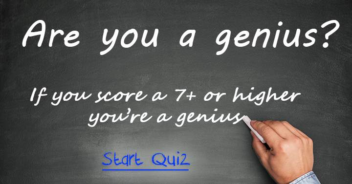 Banner for Are you a genius or not?
