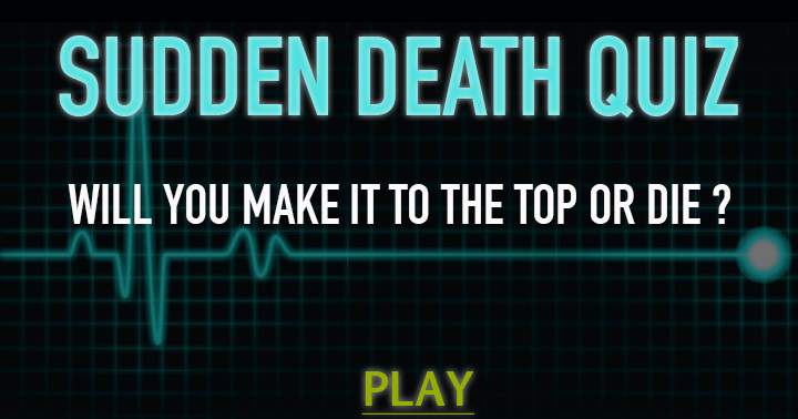 Banner for Sudden Death Quiz