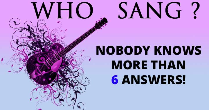 Banner for Who sang these songs?	